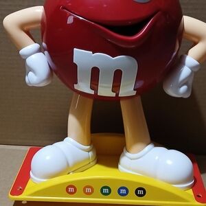 VINTAGE MARS RED M&M STORE DISPLAY TOPPER CANDY 12 X 14 Inch